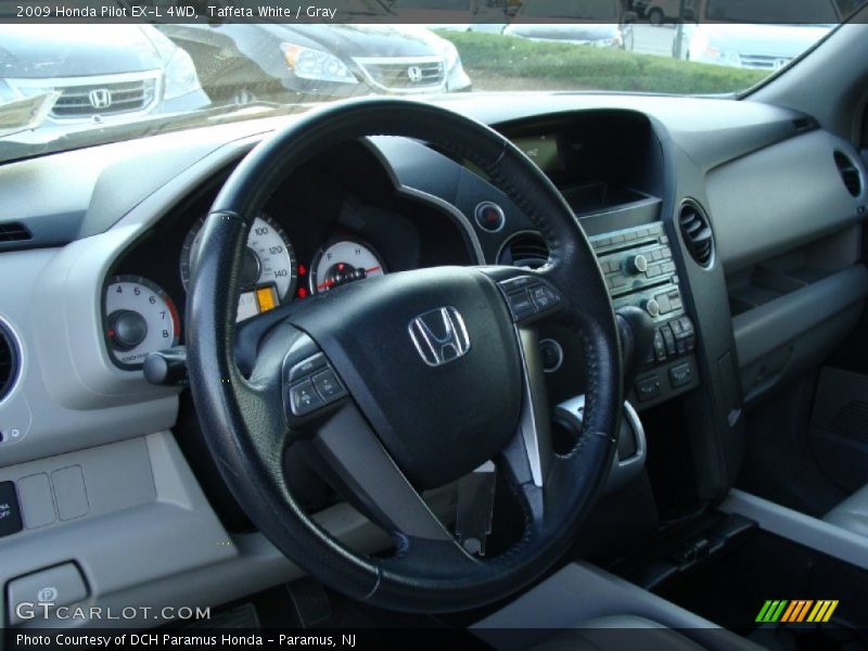 Taffeta White / Gray 2009 Honda Pilot EX-L 4WD