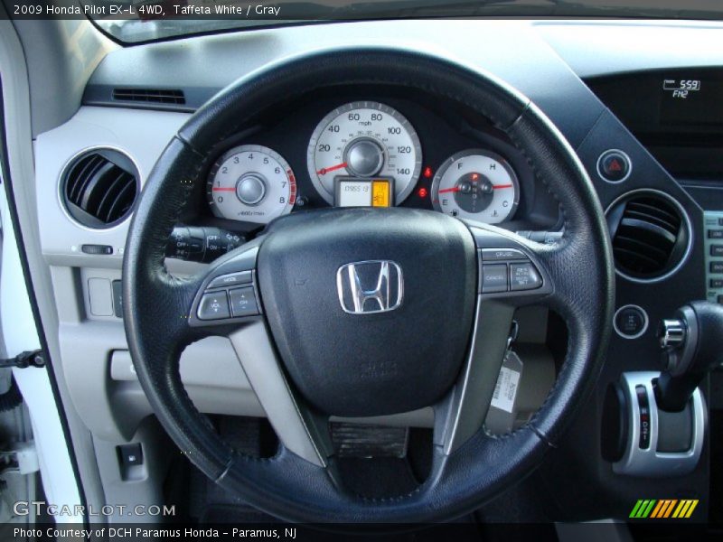 Taffeta White / Gray 2009 Honda Pilot EX-L 4WD