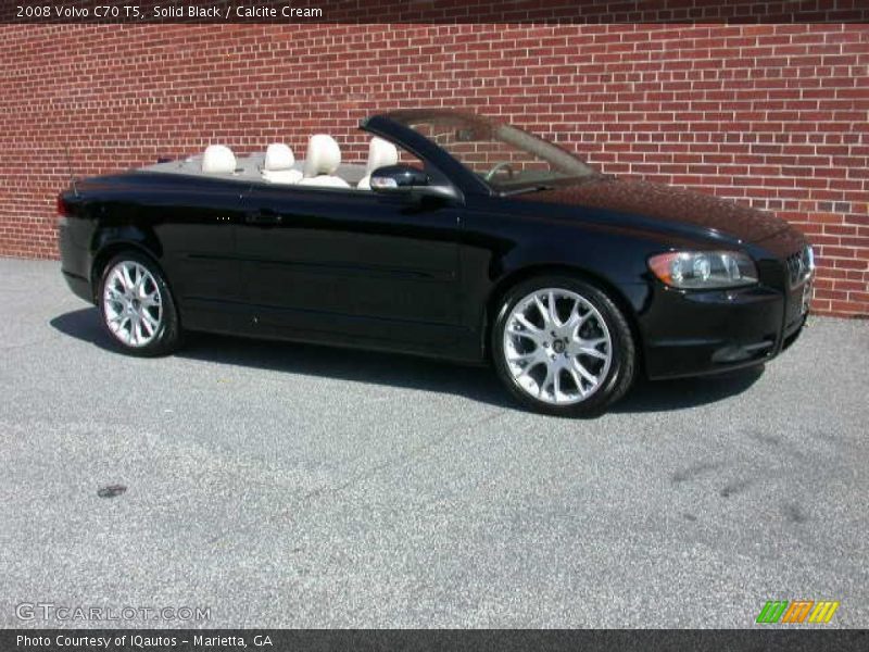 Solid Black / Calcite Cream 2008 Volvo C70 T5