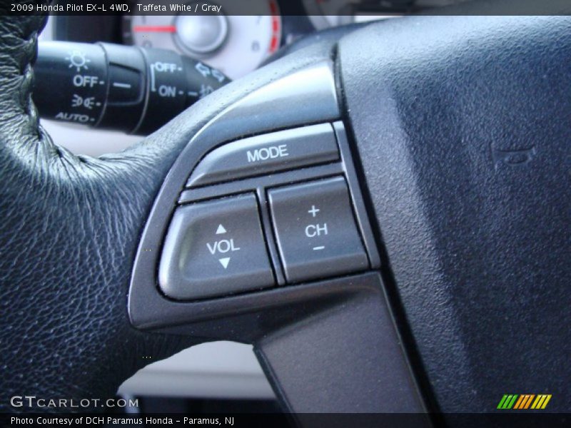 Taffeta White / Gray 2009 Honda Pilot EX-L 4WD