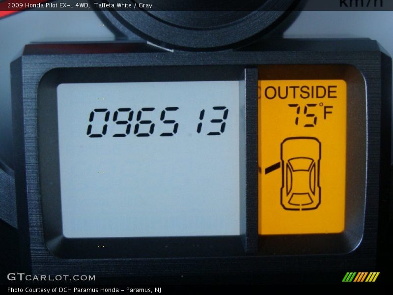 Taffeta White / Gray 2009 Honda Pilot EX-L 4WD