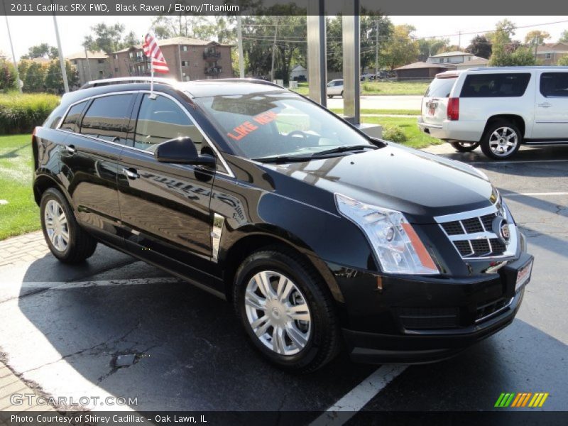 Black Raven / Ebony/Titanium 2011 Cadillac SRX FWD