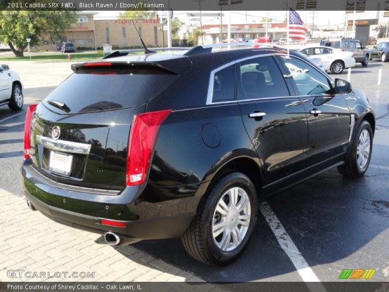 Black Raven / Ebony/Titanium 2011 Cadillac SRX FWD