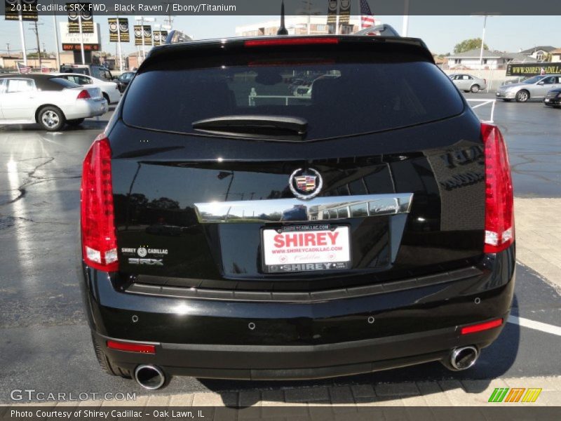 Black Raven / Ebony/Titanium 2011 Cadillac SRX FWD