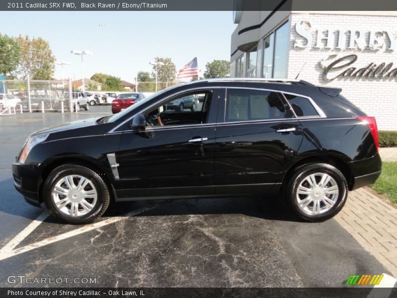 Black Raven / Ebony/Titanium 2011 Cadillac SRX FWD