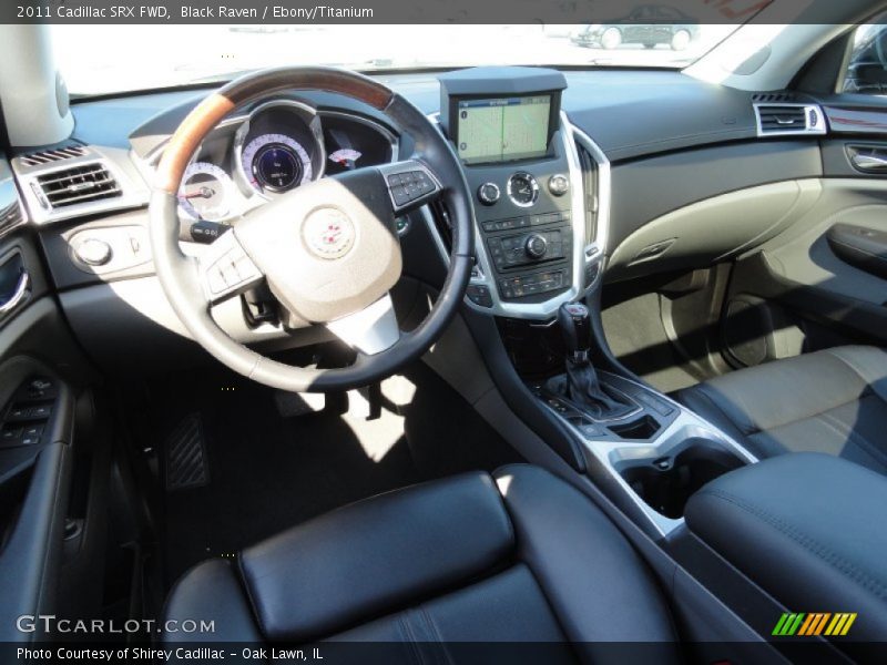 Black Raven / Ebony/Titanium 2011 Cadillac SRX FWD