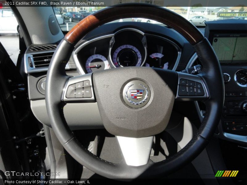 Black Raven / Ebony/Titanium 2011 Cadillac SRX FWD