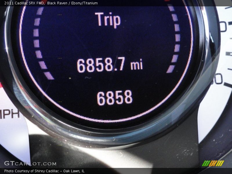 Black Raven / Ebony/Titanium 2011 Cadillac SRX FWD