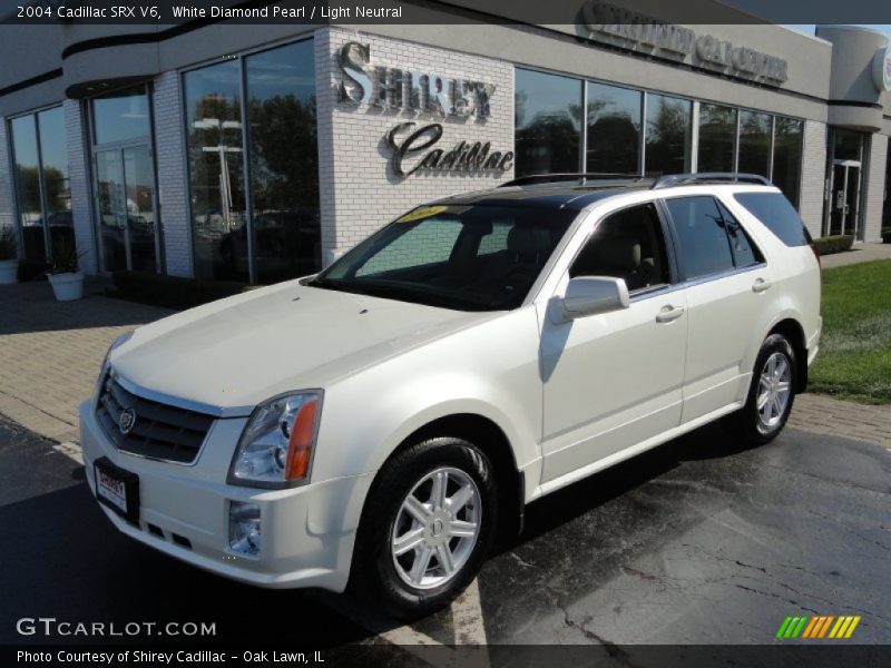 White Diamond Pearl / Light Neutral 2004 Cadillac SRX V6