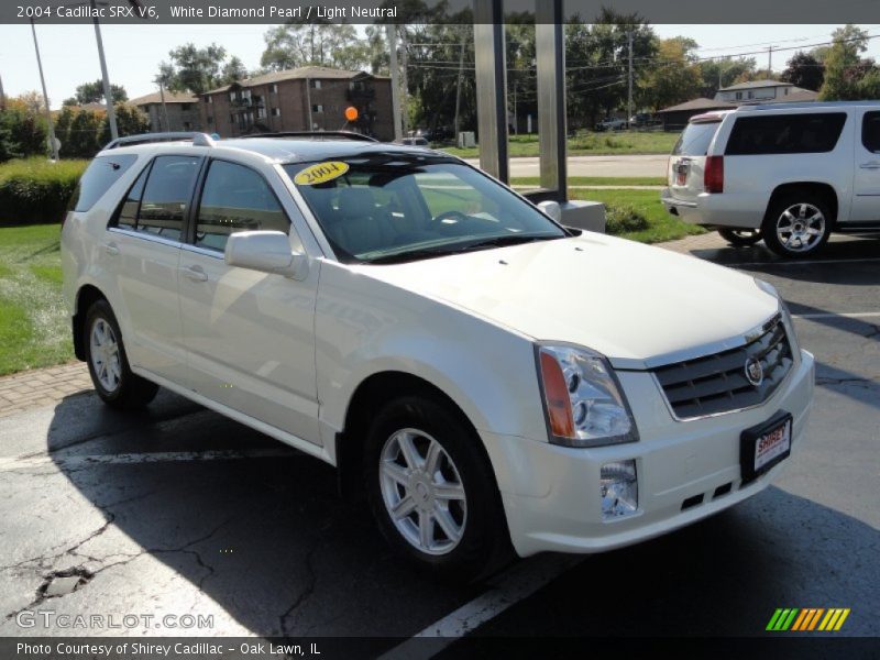 White Diamond Pearl / Light Neutral 2004 Cadillac SRX V6