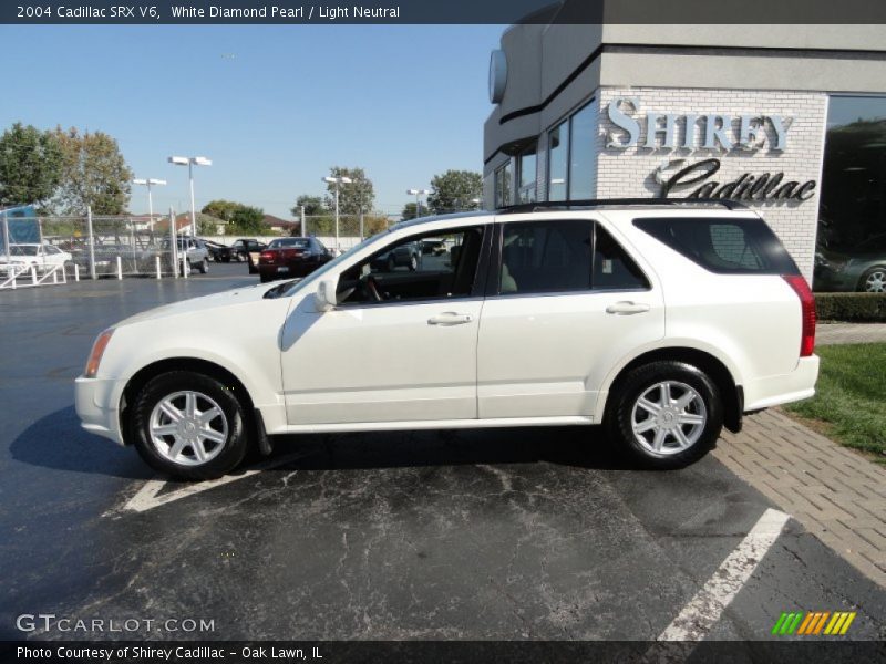 White Diamond Pearl / Light Neutral 2004 Cadillac SRX V6