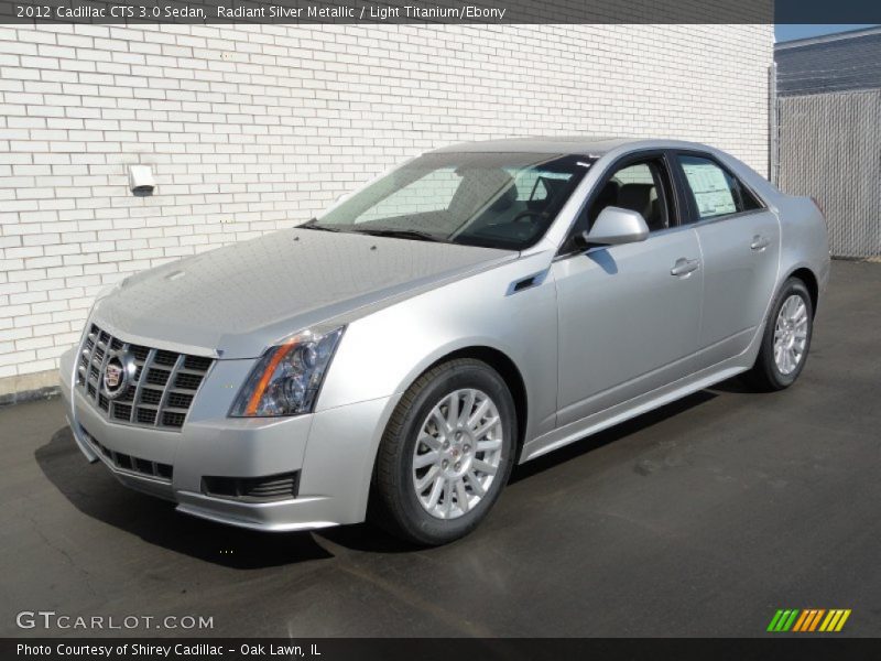 Front 3/4 View of 2012 CTS 3.0 Sedan