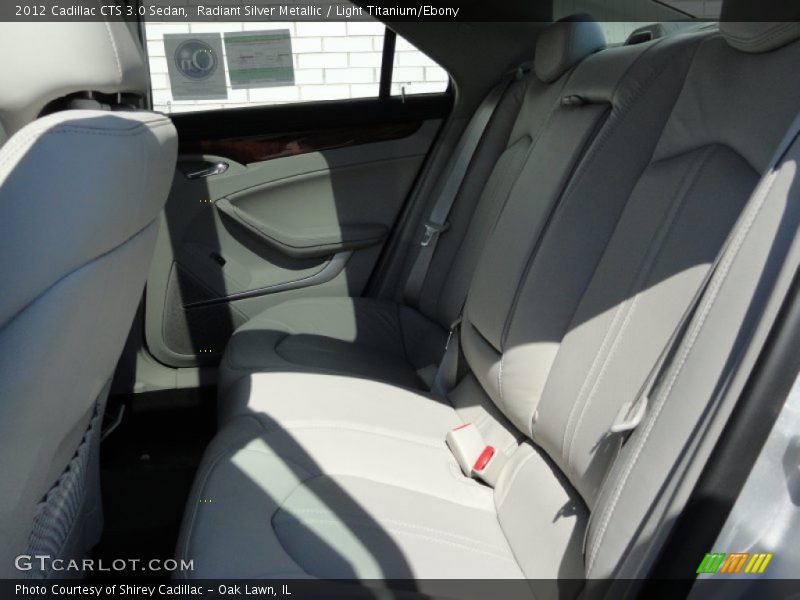 Radiant Silver Metallic / Light Titanium/Ebony 2012 Cadillac CTS 3.0 Sedan