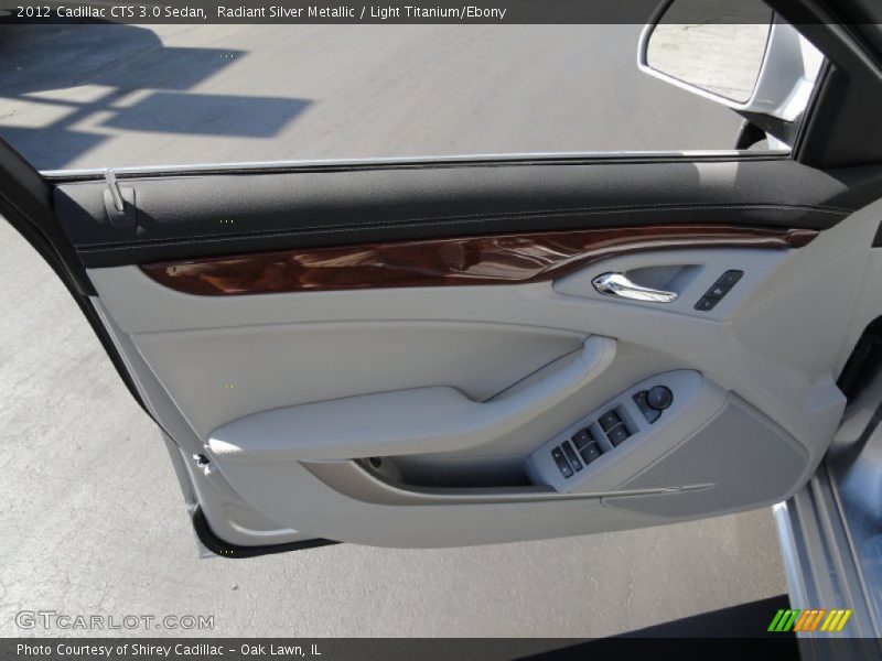 Radiant Silver Metallic / Light Titanium/Ebony 2012 Cadillac CTS 3.0 Sedan
