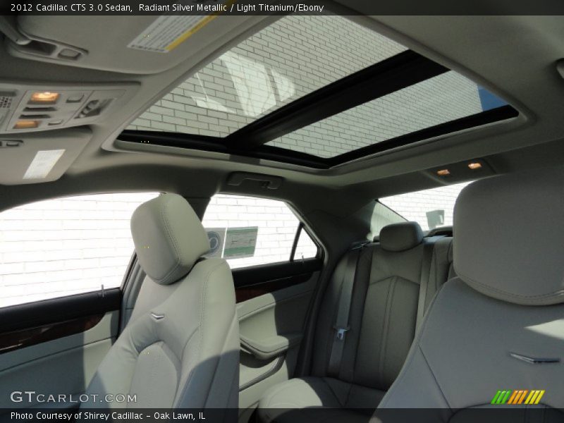 Radiant Silver Metallic / Light Titanium/Ebony 2012 Cadillac CTS 3.0 Sedan