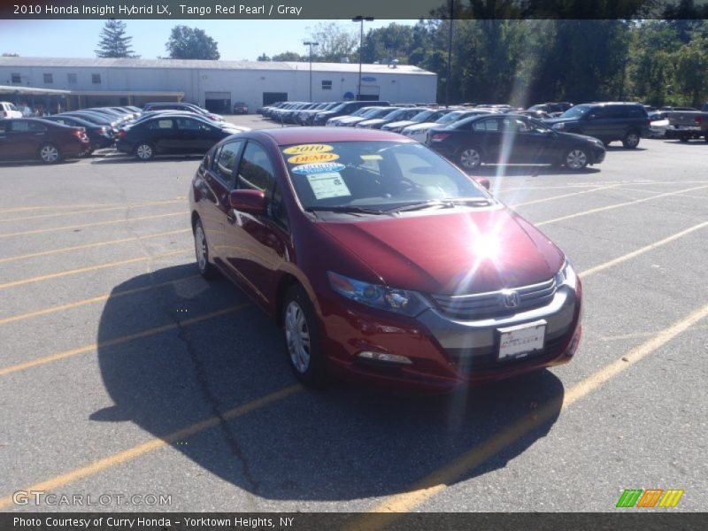 Tango Red Pearl / Gray 2010 Honda Insight Hybrid LX
