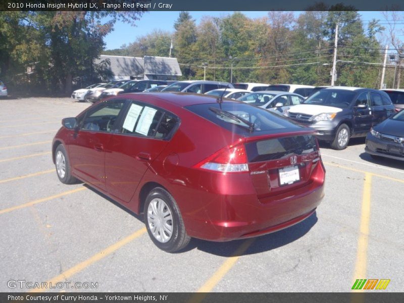 Tango Red Pearl / Gray 2010 Honda Insight Hybrid LX