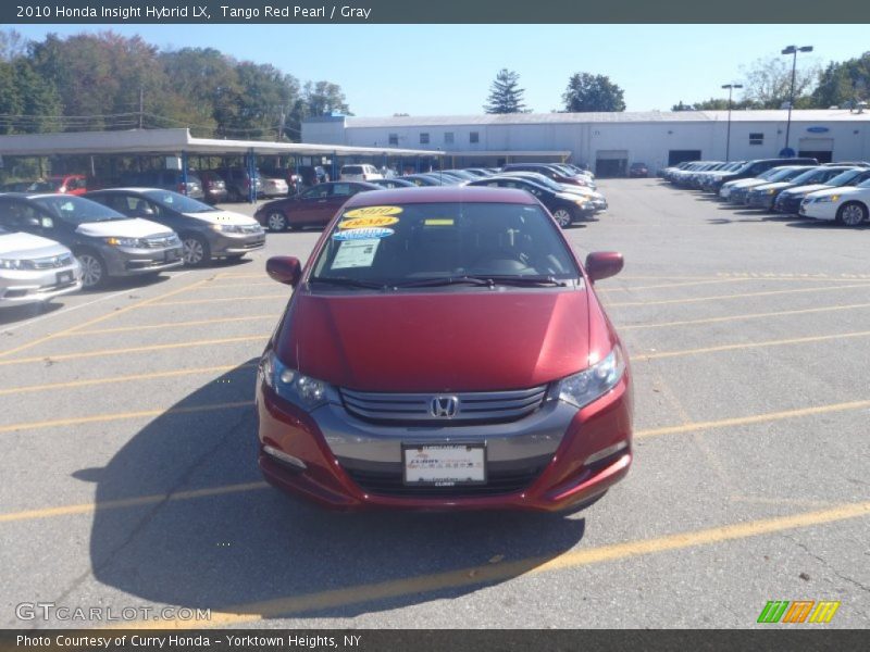 Tango Red Pearl / Gray 2010 Honda Insight Hybrid LX