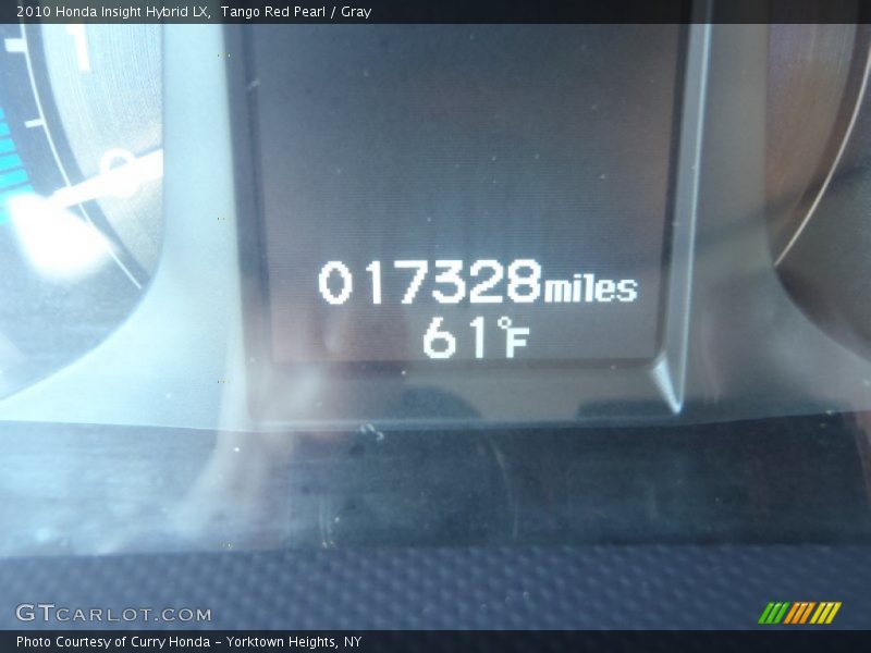 Tango Red Pearl / Gray 2010 Honda Insight Hybrid LX