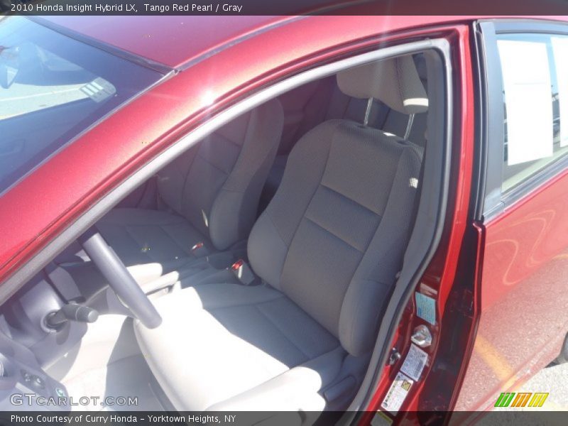 Tango Red Pearl / Gray 2010 Honda Insight Hybrid LX