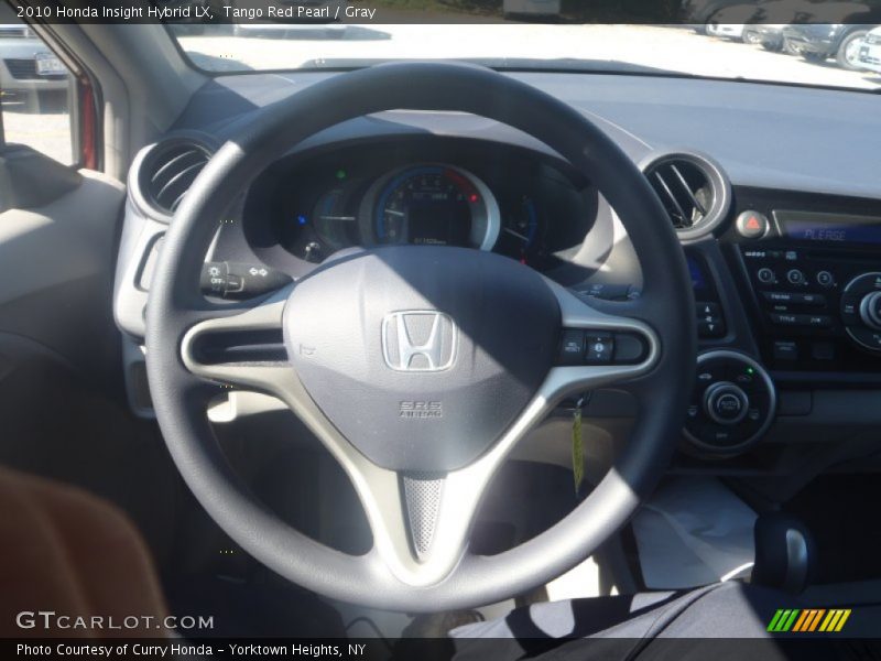Tango Red Pearl / Gray 2010 Honda Insight Hybrid LX