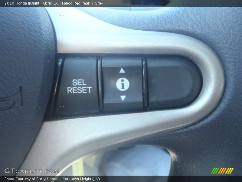 Tango Red Pearl / Gray 2010 Honda Insight Hybrid LX