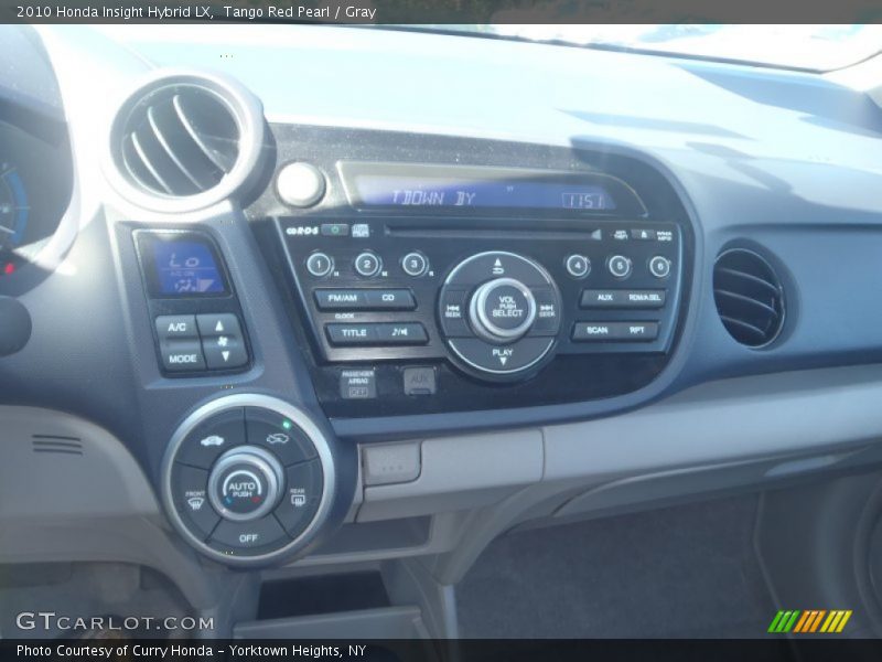 Tango Red Pearl / Gray 2010 Honda Insight Hybrid LX
