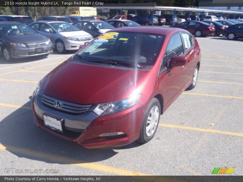 Tango Red Pearl / Gray 2010 Honda Insight Hybrid LX