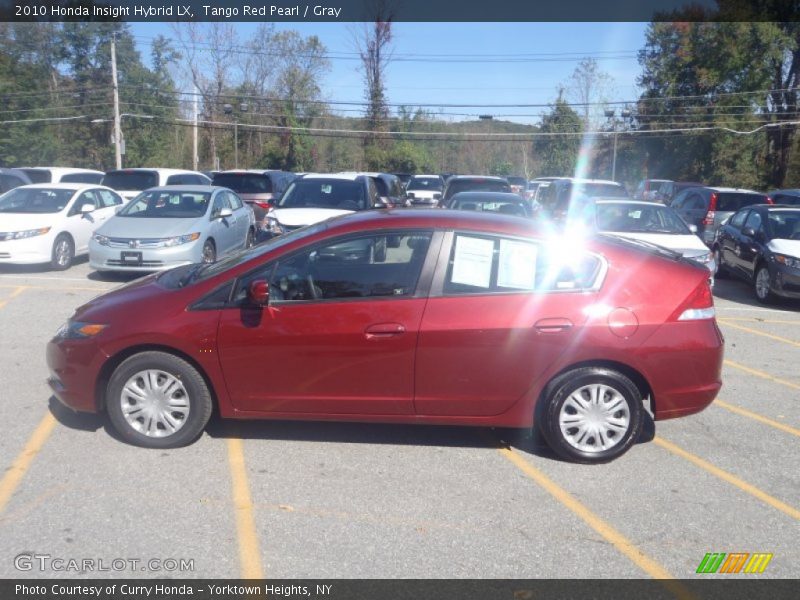 Tango Red Pearl / Gray 2010 Honda Insight Hybrid LX