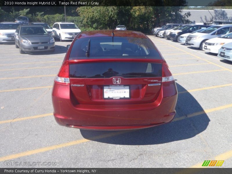 Tango Red Pearl / Gray 2010 Honda Insight Hybrid LX
