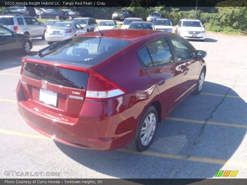 Tango Red Pearl / Gray 2010 Honda Insight Hybrid LX