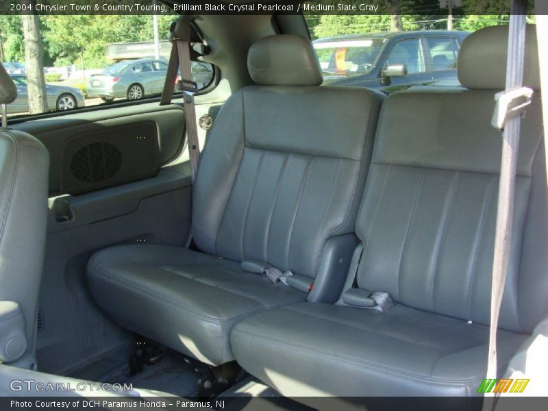 Brilliant Black Crystal Pearlcoat / Medium Slate Gray 2004 Chrysler Town & Country Touring