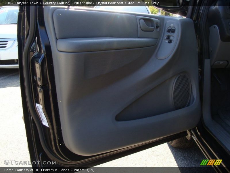Brilliant Black Crystal Pearlcoat / Medium Slate Gray 2004 Chrysler Town & Country Touring