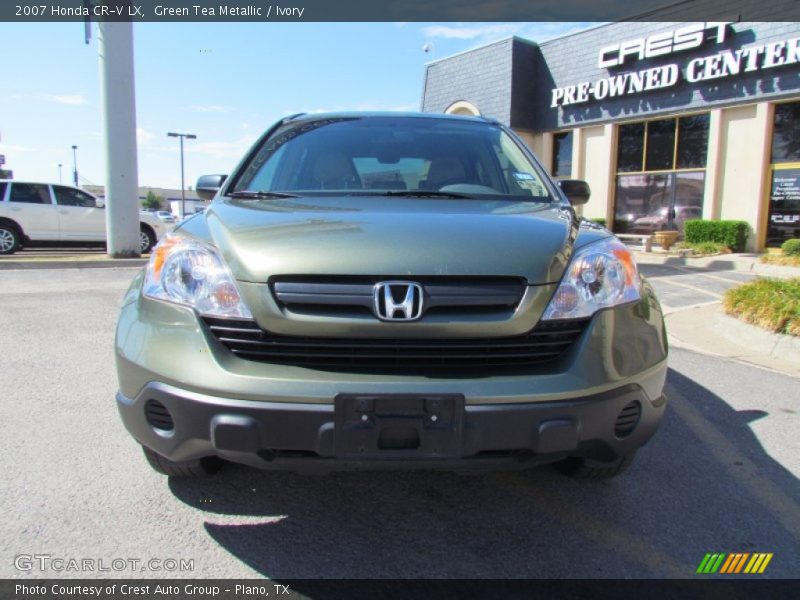 Green Tea Metallic / Ivory 2007 Honda CR-V LX