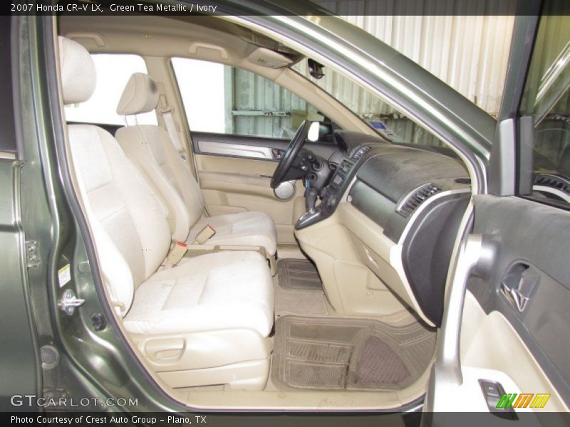Green Tea Metallic / Ivory 2007 Honda CR-V LX