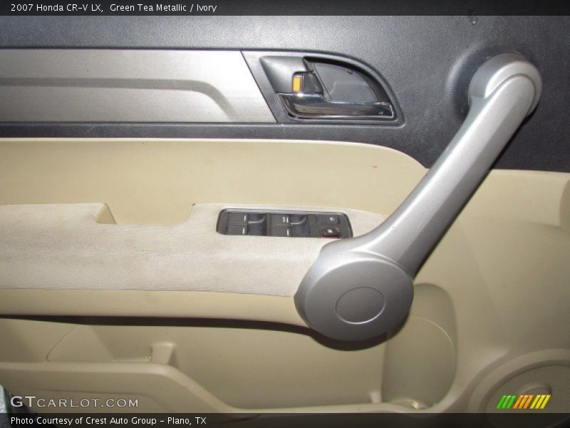 Green Tea Metallic / Ivory 2007 Honda CR-V LX