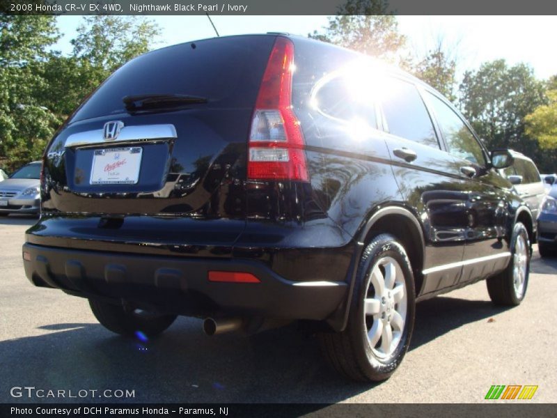 Nighthawk Black Pearl / Ivory 2008 Honda CR-V EX 4WD