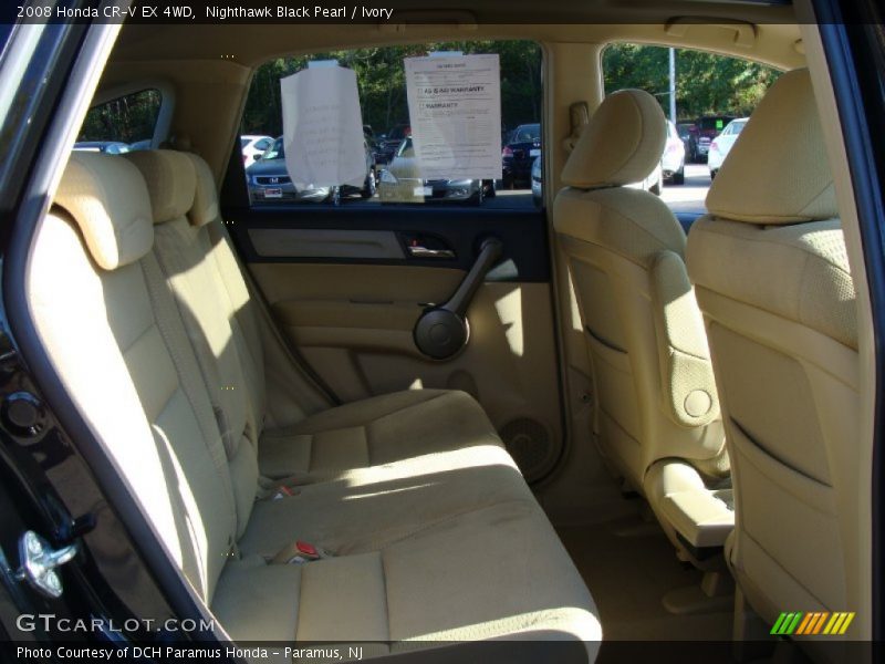 Nighthawk Black Pearl / Ivory 2008 Honda CR-V EX 4WD