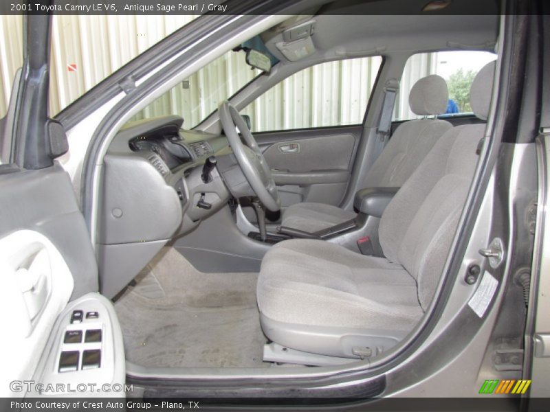 Antique Sage Pearl / Gray 2001 Toyota Camry LE V6