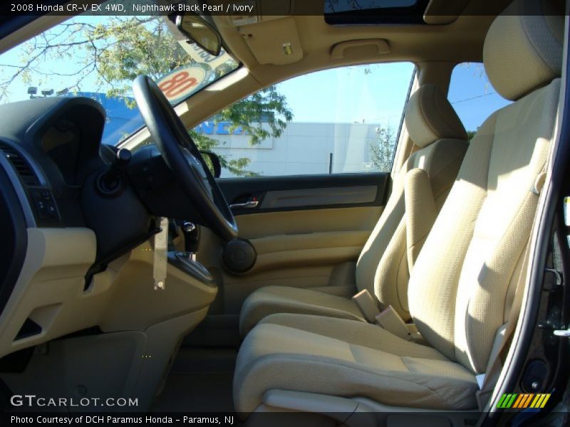 Nighthawk Black Pearl / Ivory 2008 Honda CR-V EX 4WD