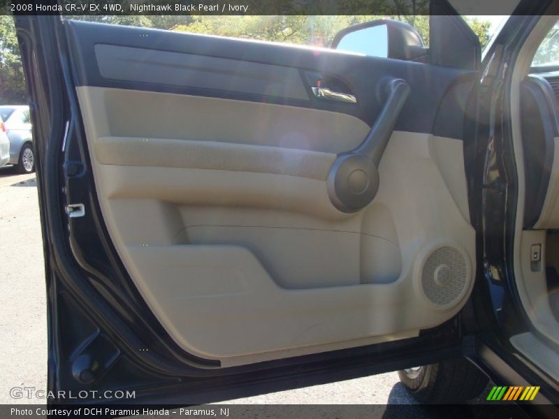 Nighthawk Black Pearl / Ivory 2008 Honda CR-V EX 4WD