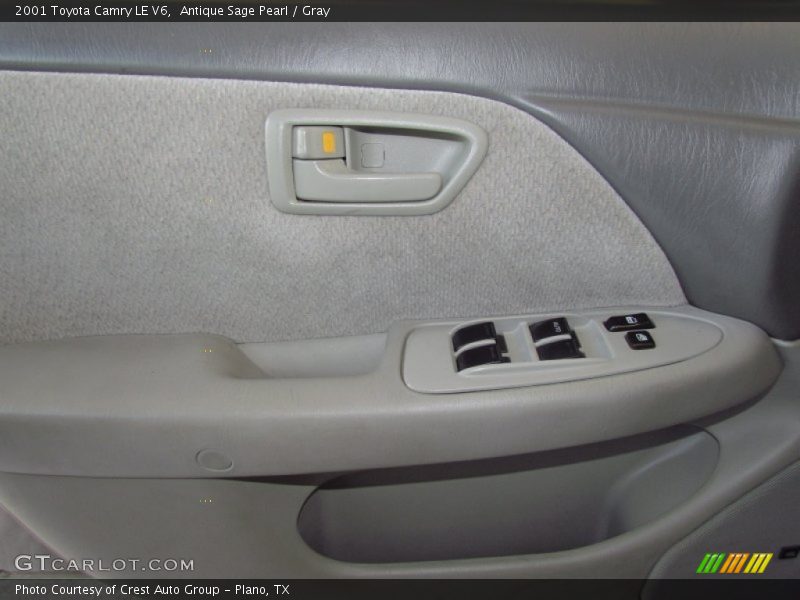 Antique Sage Pearl / Gray 2001 Toyota Camry LE V6