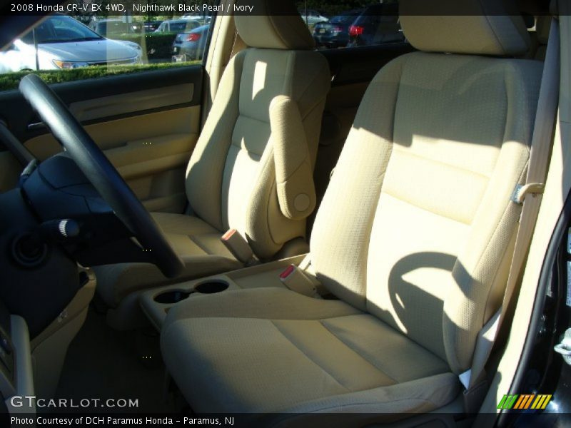 Nighthawk Black Pearl / Ivory 2008 Honda CR-V EX 4WD