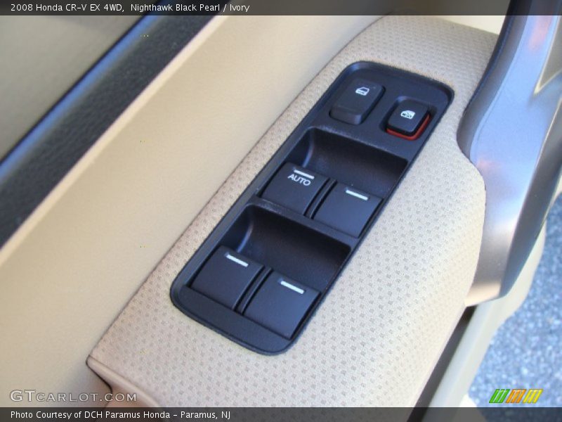 Nighthawk Black Pearl / Ivory 2008 Honda CR-V EX 4WD