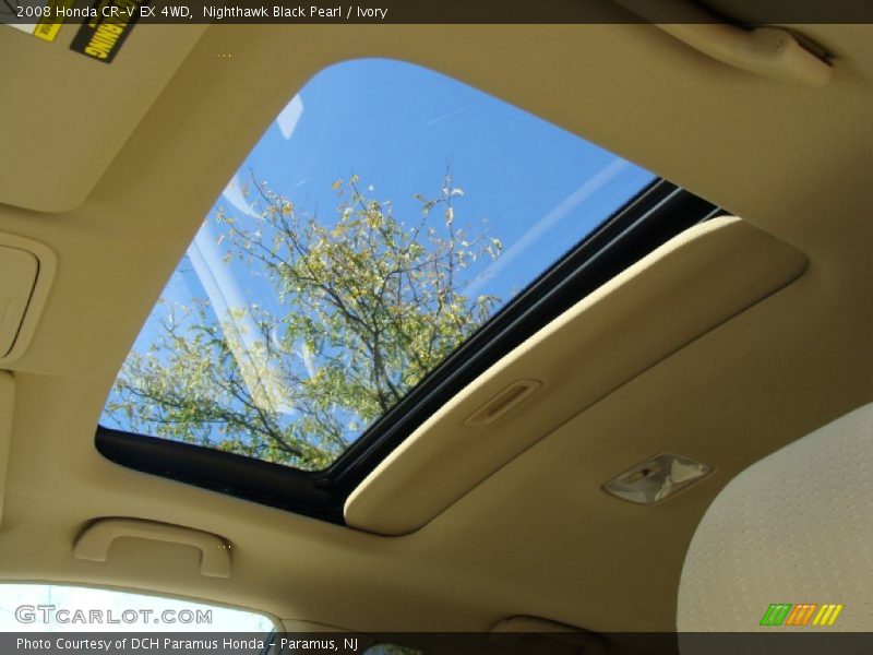 Nighthawk Black Pearl / Ivory 2008 Honda CR-V EX 4WD