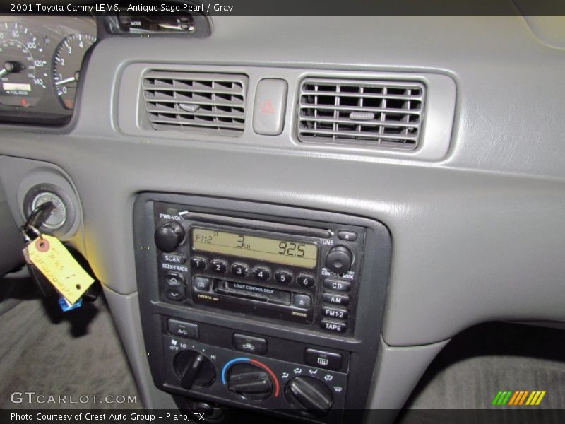 Antique Sage Pearl / Gray 2001 Toyota Camry LE V6