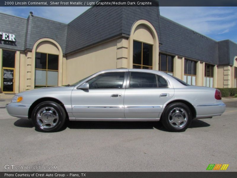 Silver Frost Metallic / Light Graphite/Medium Dark Graphite 2000 Lincoln Continental