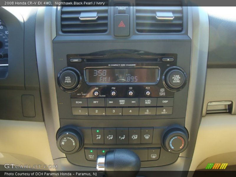 Nighthawk Black Pearl / Ivory 2008 Honda CR-V EX 4WD