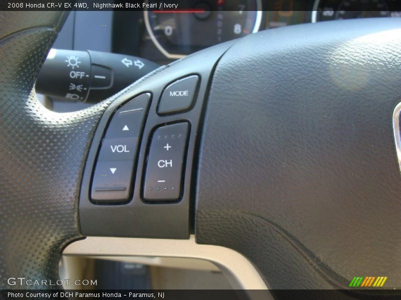 Nighthawk Black Pearl / Ivory 2008 Honda CR-V EX 4WD
