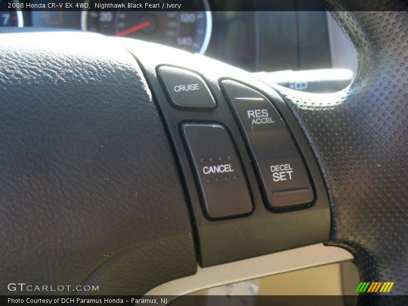 Nighthawk Black Pearl / Ivory 2008 Honda CR-V EX 4WD